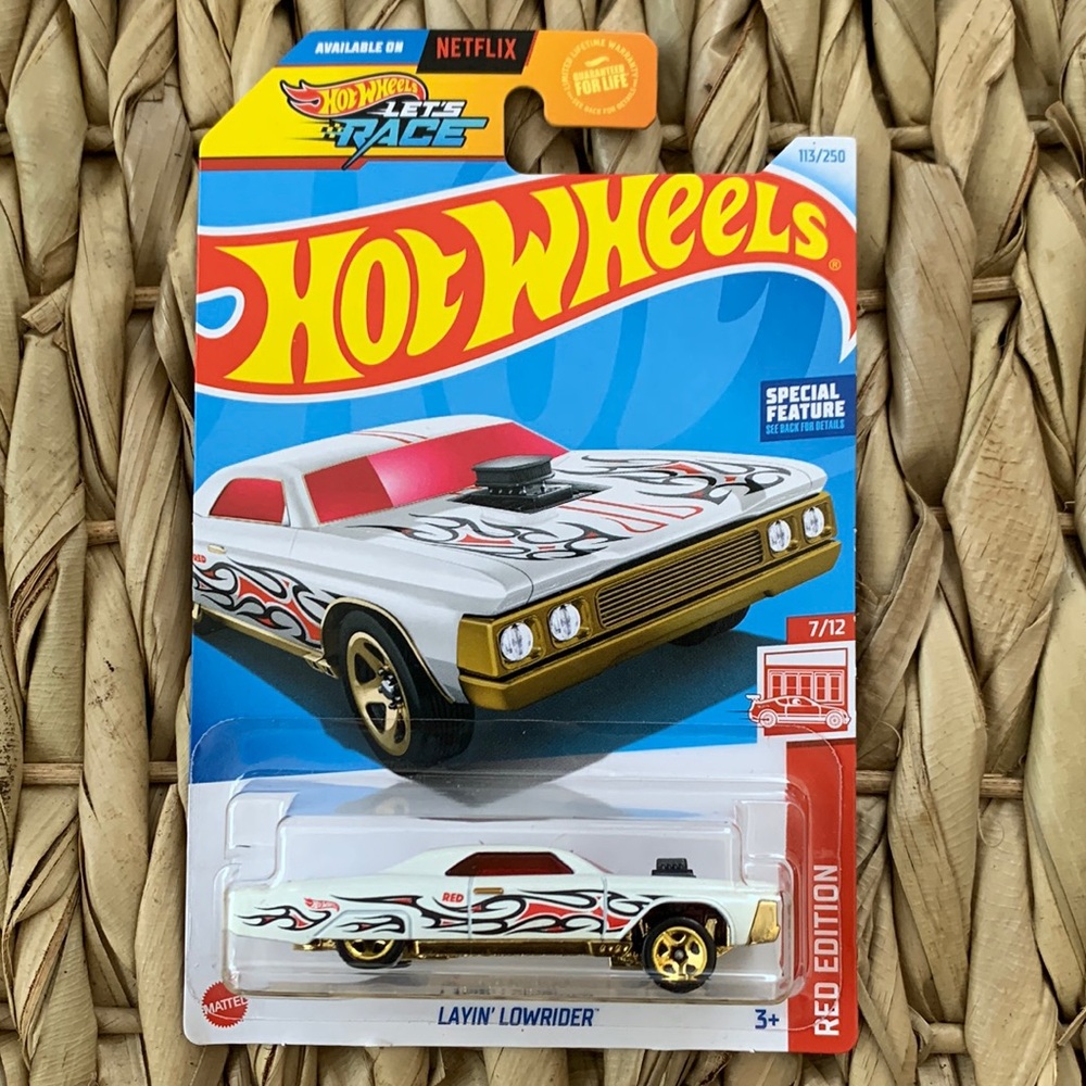 Layin Lowrider Car Hot Wheels Low Ride Rider Target Red Edition HotWheels New